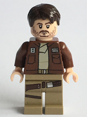 LEGO Minifigure -- Cassian Andor (75171)-Star Wars / Star Wars Rogue One -- SW0813 -- Creative Brick Builders